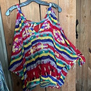 Colorful summertime blouse